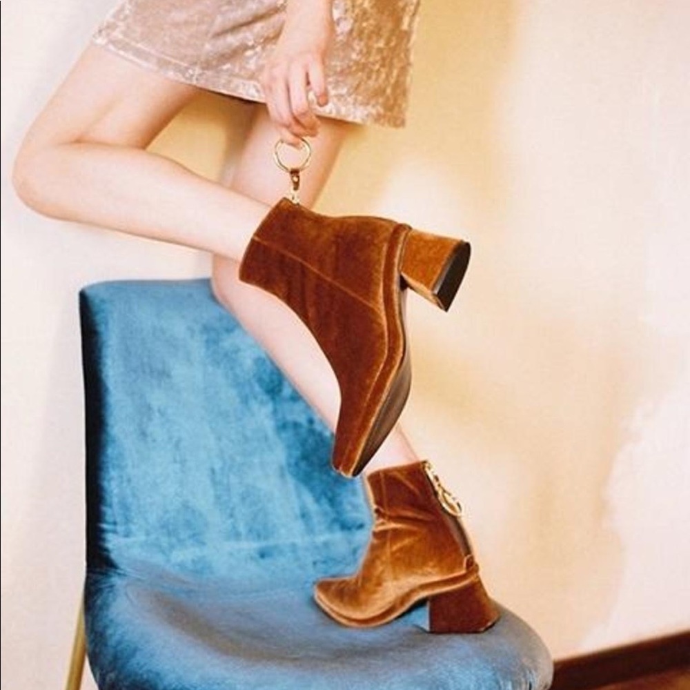 reike nen | ring middle boots in copper